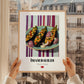 İmam Bayıldı – on Striped Tablecloth, Turkish Food Illustration, styled in a charming Paris street view