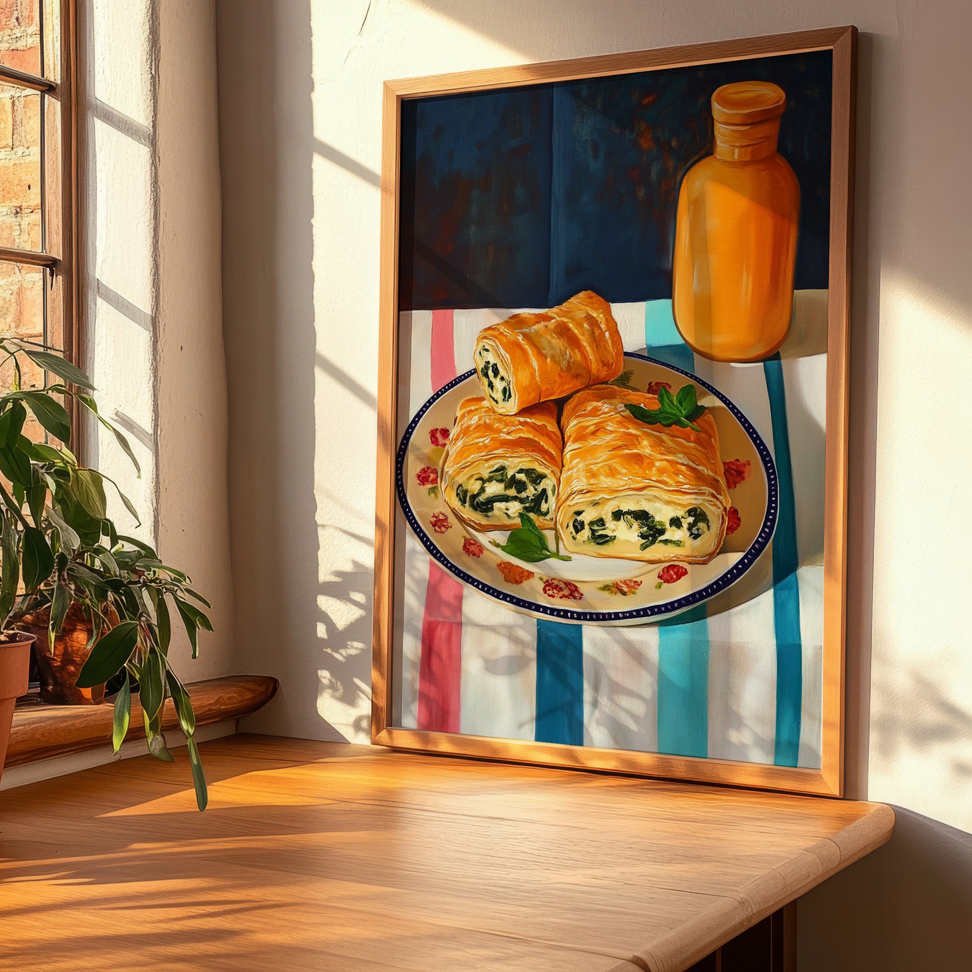 Su Böreği – Art, Turkish Pastry Poster, clean layout with no caption