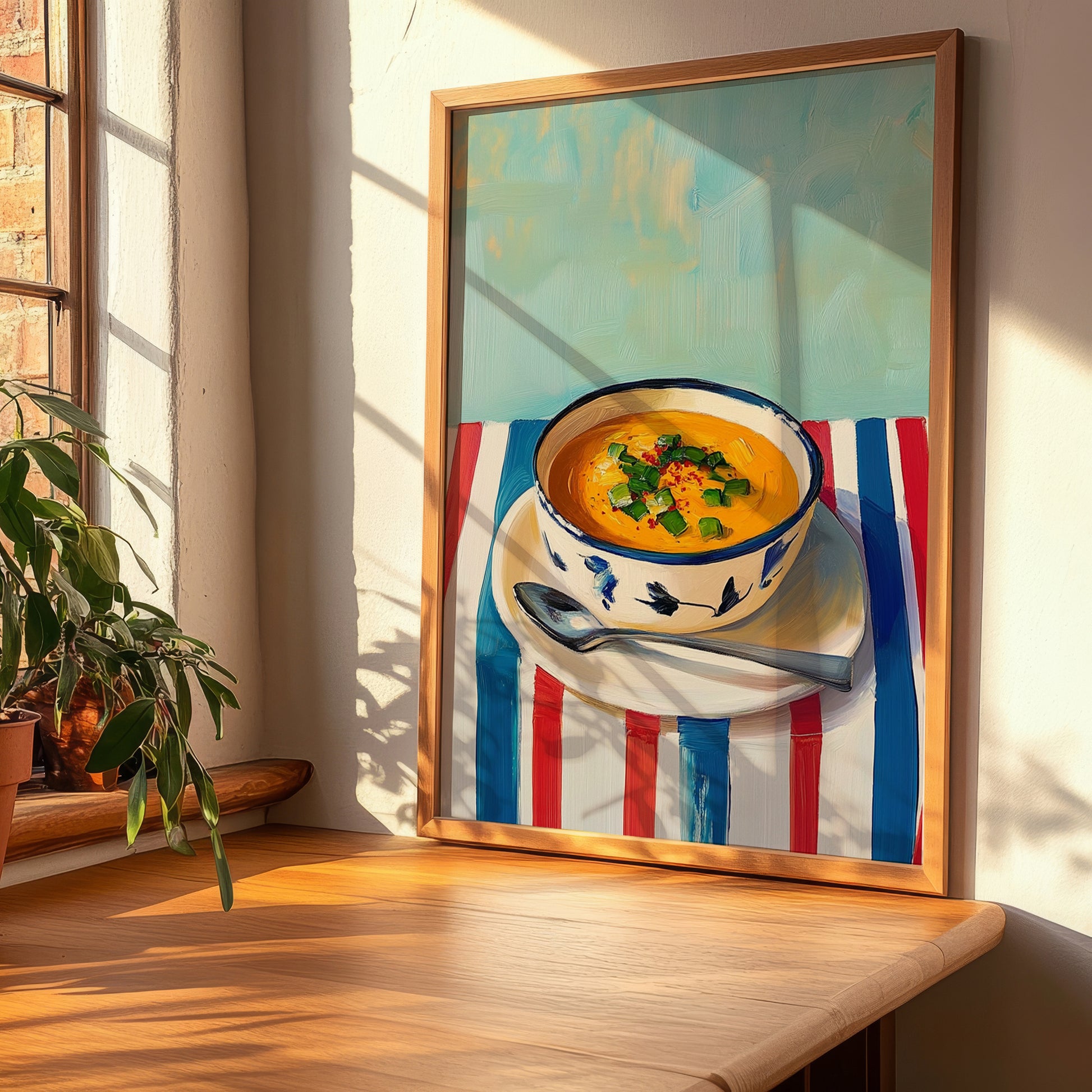 Tarhana Çorbası – Art, Turkish Food Wall Decor, clean layout with no caption