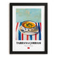 Tarhana Çorbası – Art, Turkish Food Wall Decor, in sleek black frame