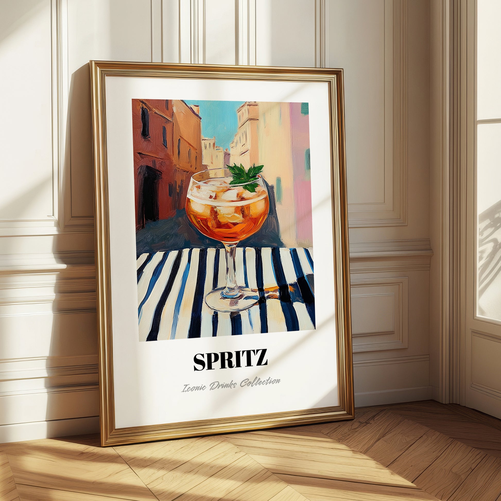 Spritz – Italian Café on the Corner, Italian Cocktail Poster