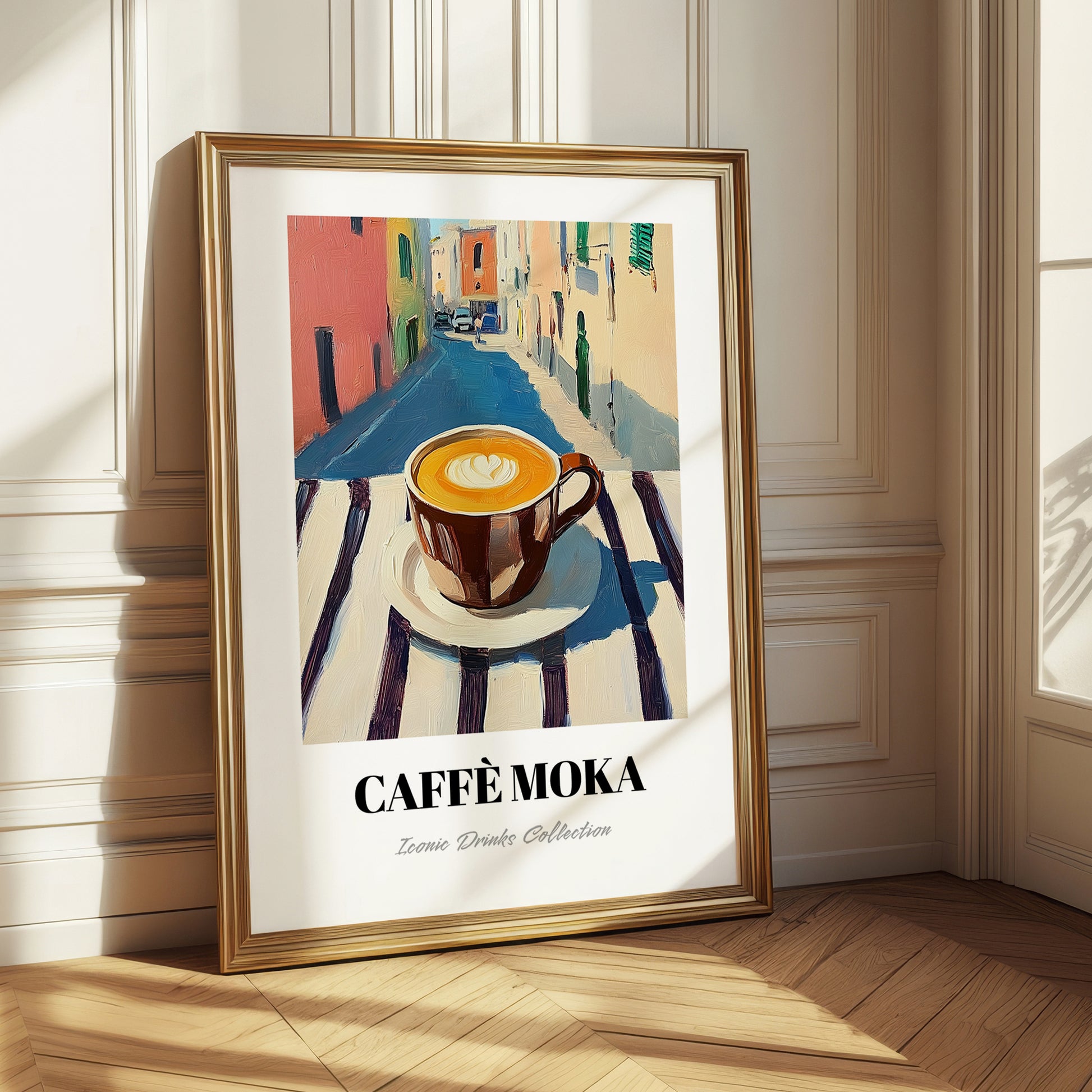 Caffè Moka – Italian Outdoor Café Scene, Italian Coffee Still Life