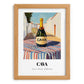 Cava – Spanish Urban Café Scene, Spanish Wine Print, set in oak frame