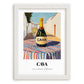 Cava – Spanish Urban Café Scene, Spanish Wine Print, placed in minimal white frame