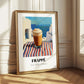 Frappé – Greek Coastal Table, Greek Coffee Illustration