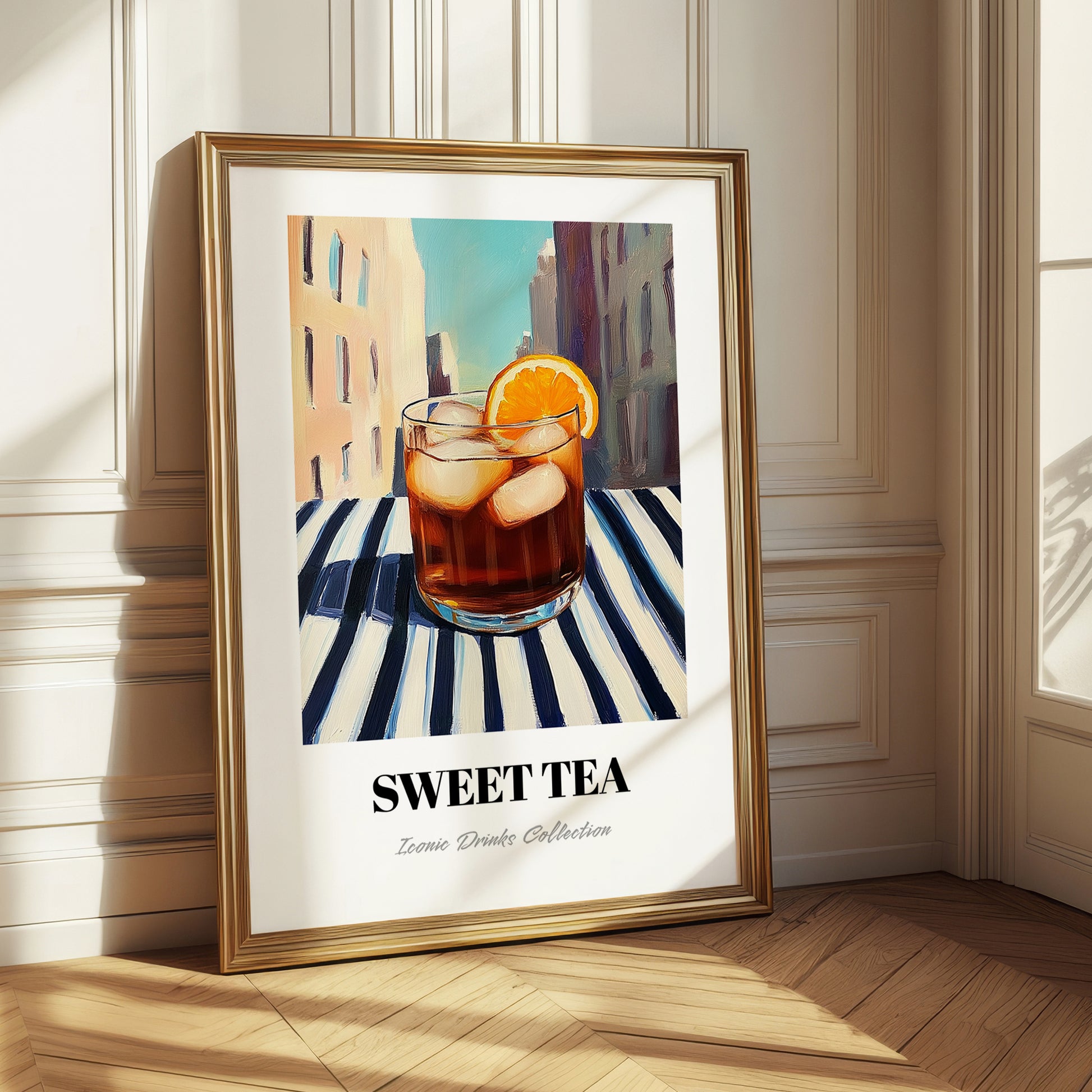 Sweet Tea – American Café on the Corner, American Beverage Wall Decor
