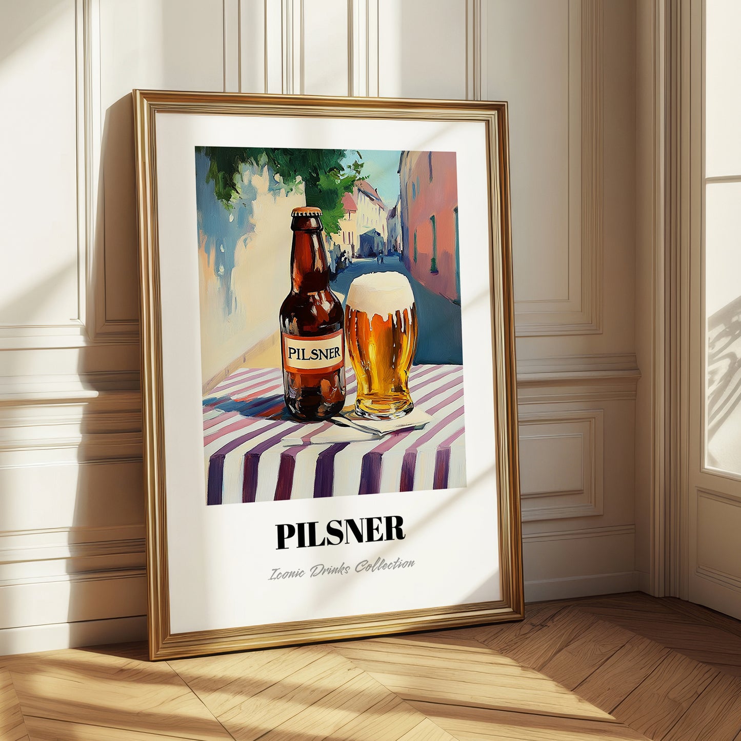 Pilsner – German Café on the Corner, German Beer Wall Decor