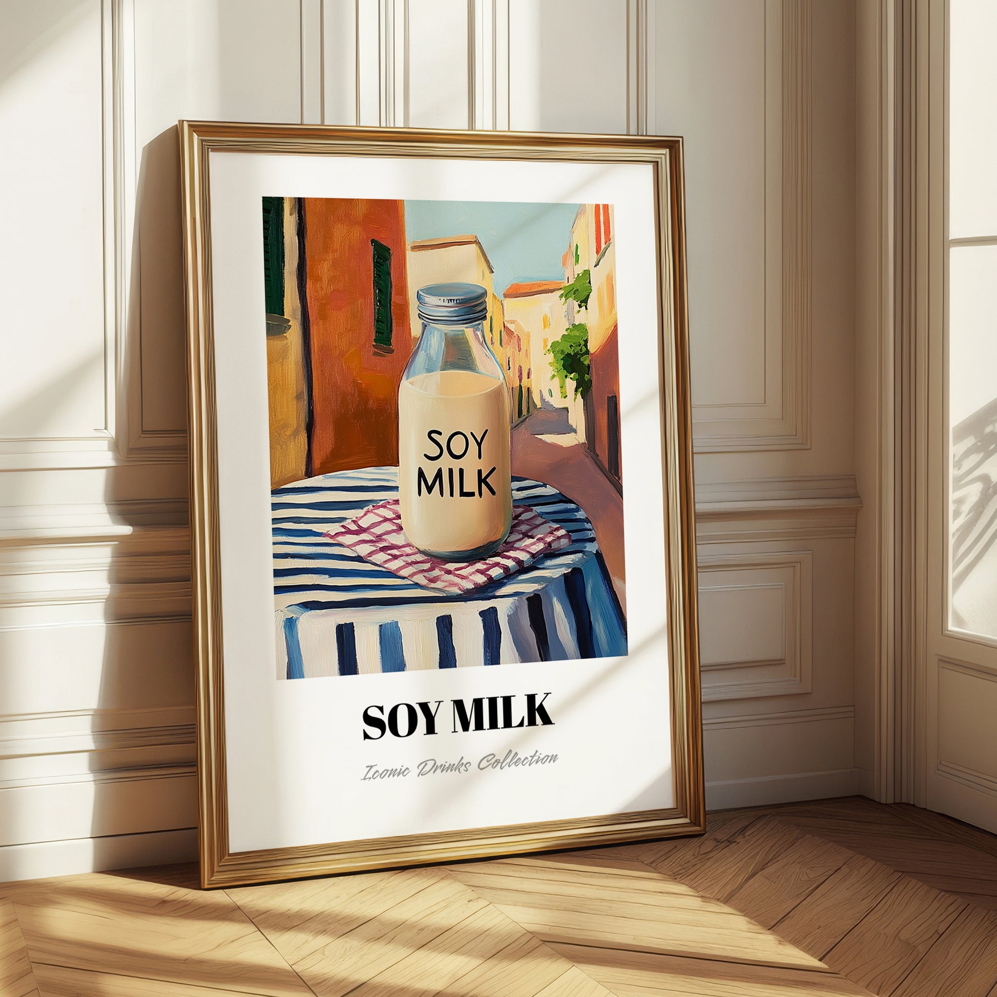 Soy Milk – Chinese Outdoor Café Scene, Chinese Spirit Wall Art