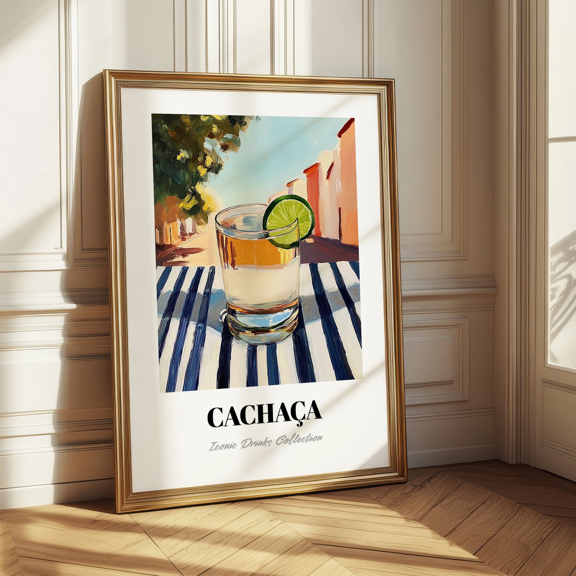 Cachaça – Brazilian Café on the Corner, Brazilian Spirit Print