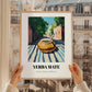 Yerba Maté – Argentinian Outdoor Café Scene, Argentinian Beverage Poster, styled in a charming Paris street view