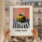 Yerba Maté – on Striped Tablecloth, Argentinian Whiskey Wall Decor, styled in a charming Paris street view