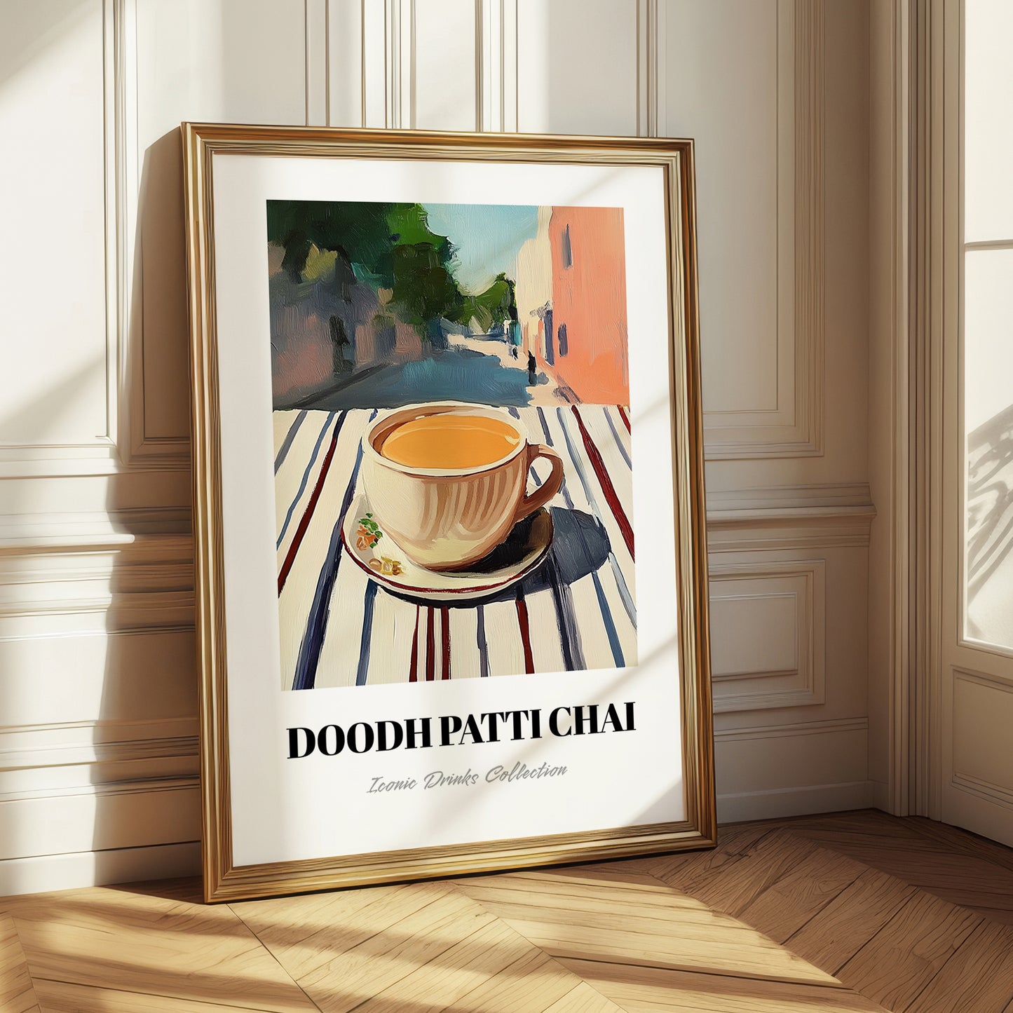 Doodh Patti Chai – Pakistani Café on the Corner, Pakistani Tea Print