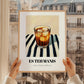 Es Teh Manis – on Striped Tablecloth, Indonesian Cocktail Print, styled in a charming Paris street view
