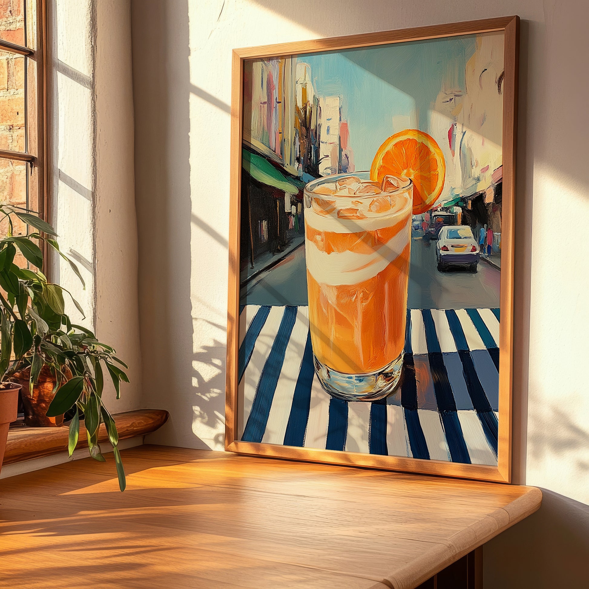 Thai Iced Tea – Thai Café on the Corner, Thai Wine Still Life, clean layout with no caption