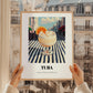 Tuba – Philippine Café on the Corner, Philippine Beverage Print, styled in a charming Paris street view
