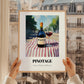 Pinotage – South African Café on the Corner, South African Tea Wall Decor, styled in a charming Paris street view