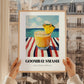 Goombay Smash – Bahamian Coastal Café Moment, Bahamian Cocktail Print, styled in a charming Paris street view