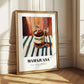 Mamajuana – on Striped Tablecloth, Dominican Spirit Still Life