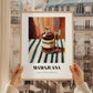 Mamajuana – on Striped Tablecloth, Dominican Spirit Still Life, styled in a charming Paris street view