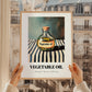 Vegetable Oil – on Striped Tablecloth, Pantry Print, styled in a charming Paris street view
