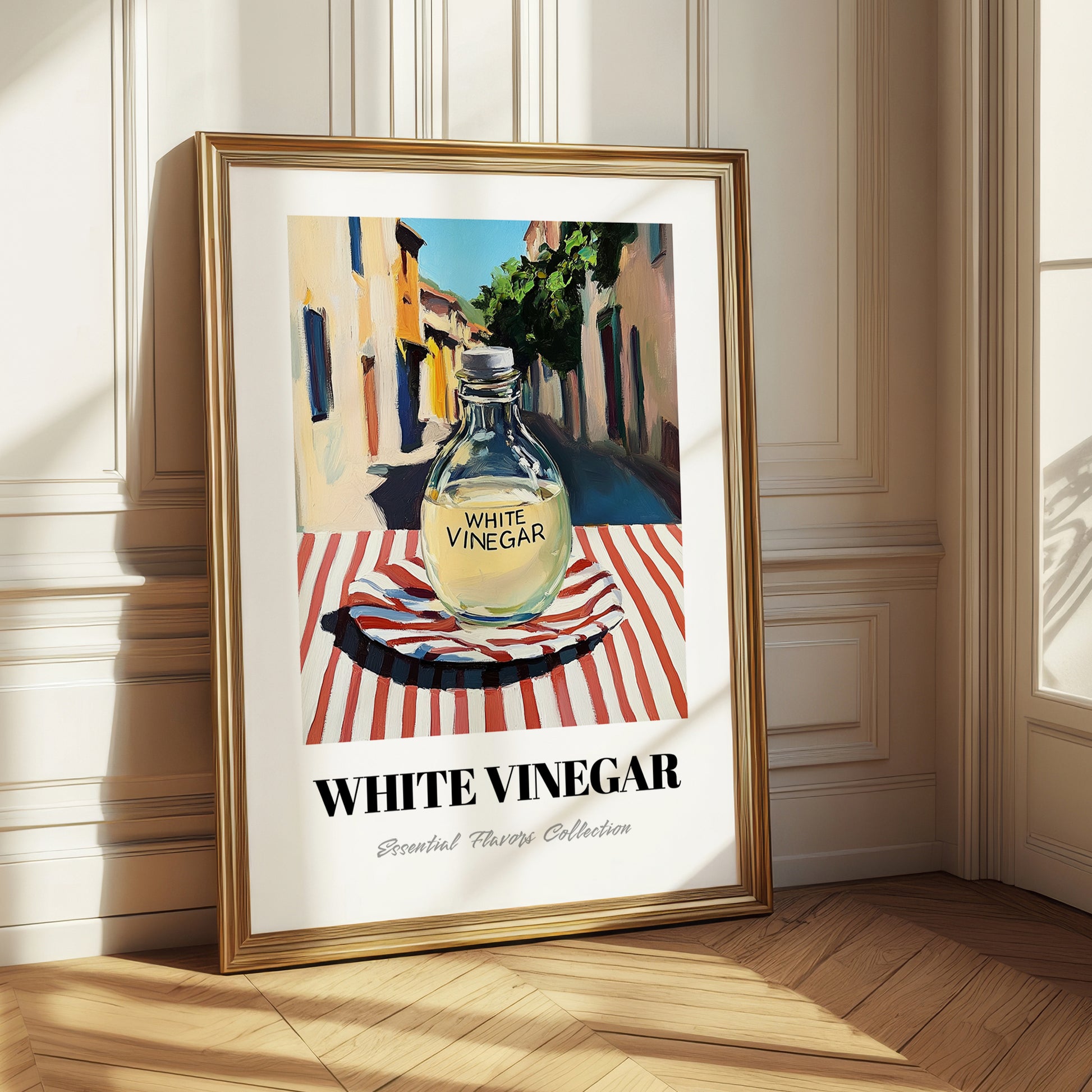 White Vinegar – Italian Urban Café Scene, Shelf Stock Poster