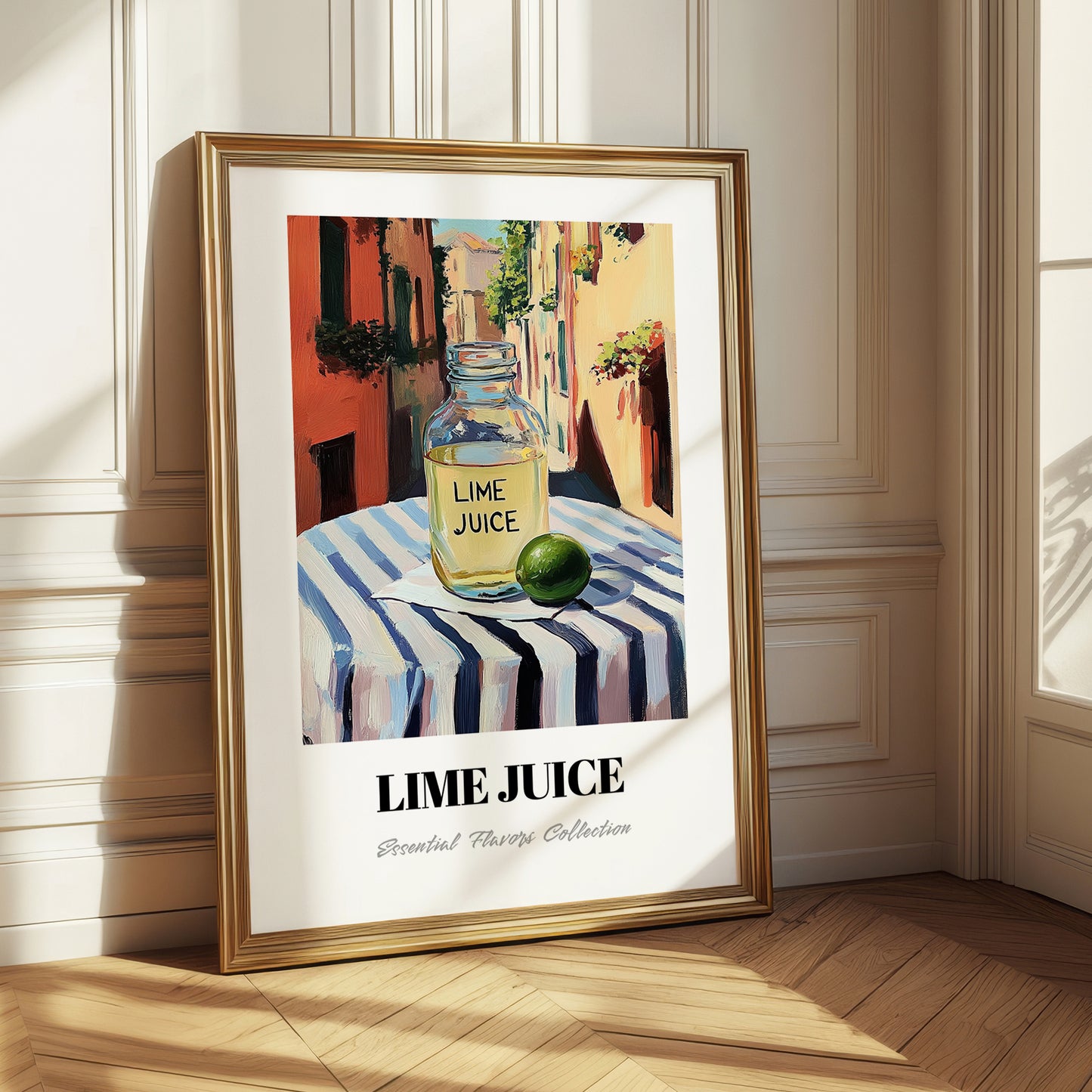 Lime Juice – Italian Street Café Scene, Pantry Still Life