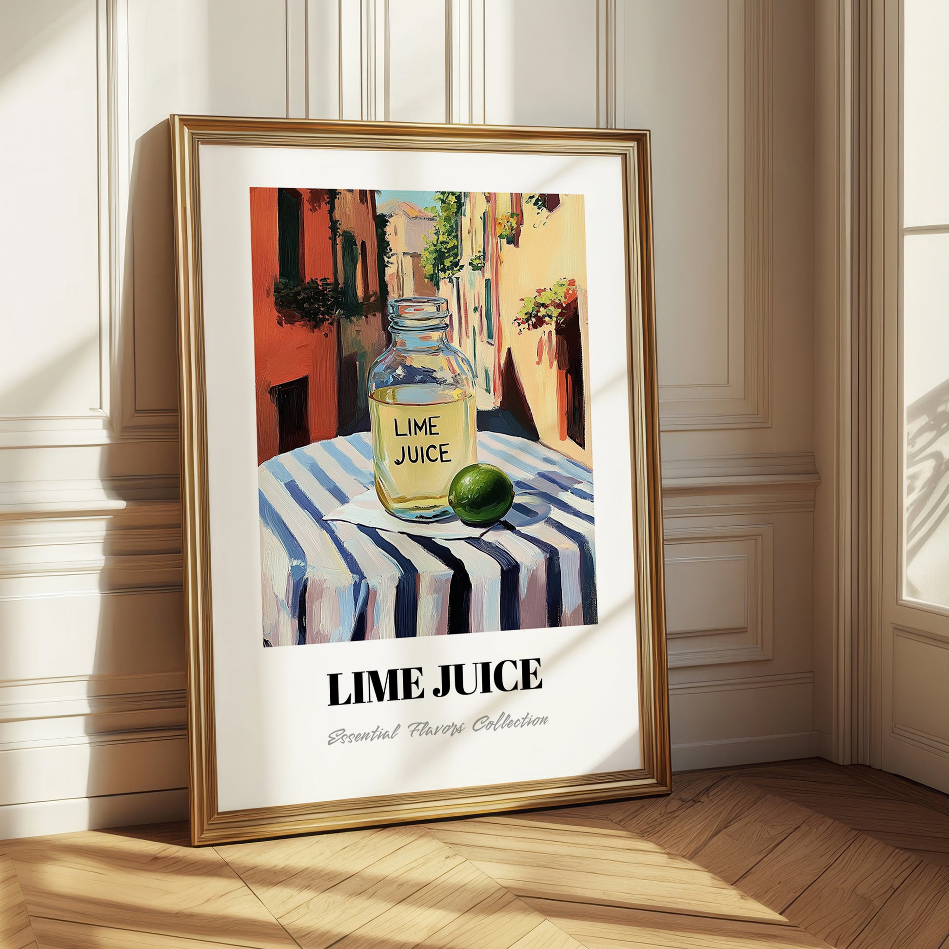 Lime Juice – Italian Street Café Scene, Pantry Still Life