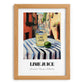 Lime Juice – Italian Street Café Scene, Pantry Still Life, set in oak frame