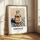 Fish Sauce – on Striped Tablecloth, Grocery Painting