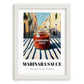 Marinara Sauce – Italian Café on the Corner, Pantry Art, placed in minimal white frame