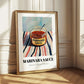 Marinara Sauce – on Striped Tablecloth, Grocery Wall Painting