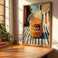 Tikka Masala Sauce – Italian Urban Café Scene, Pantry Poster, clean layout with no caption