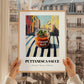 Putanesca Sauce – Italian Outdoor Café Scene, Food Shelf Wall Decor, styled in a charming Paris street view