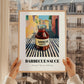 Barbecue Sauce – Italian Street Café Scene, Bbq Illustration, styled in a charming Paris street view