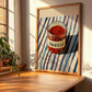 Harissa – on Striped Tablecloth, Pantry Wall Decor, clean layout with no caption