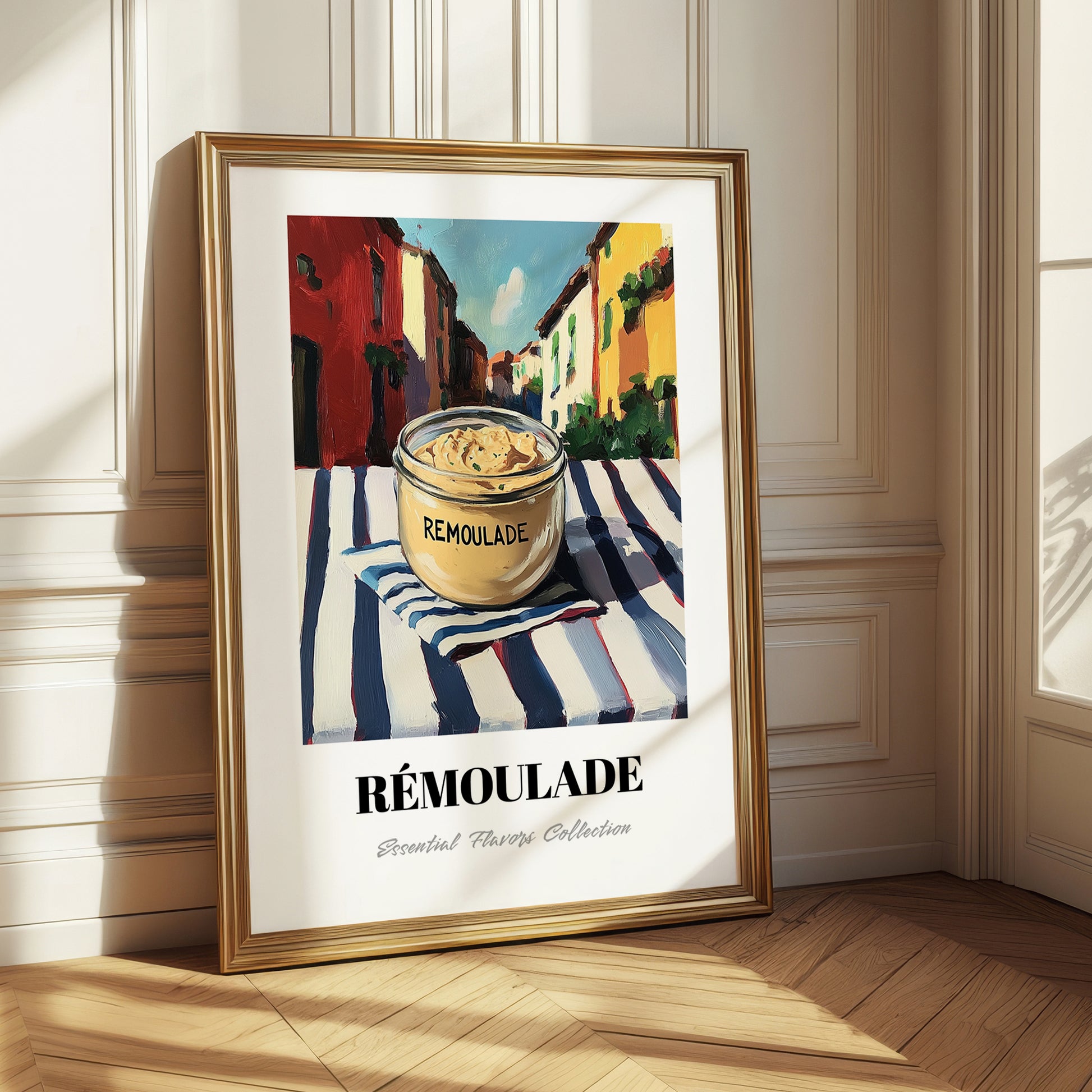 Remoulade – Italian Street Café Scene, Dry Goods Wall Decor