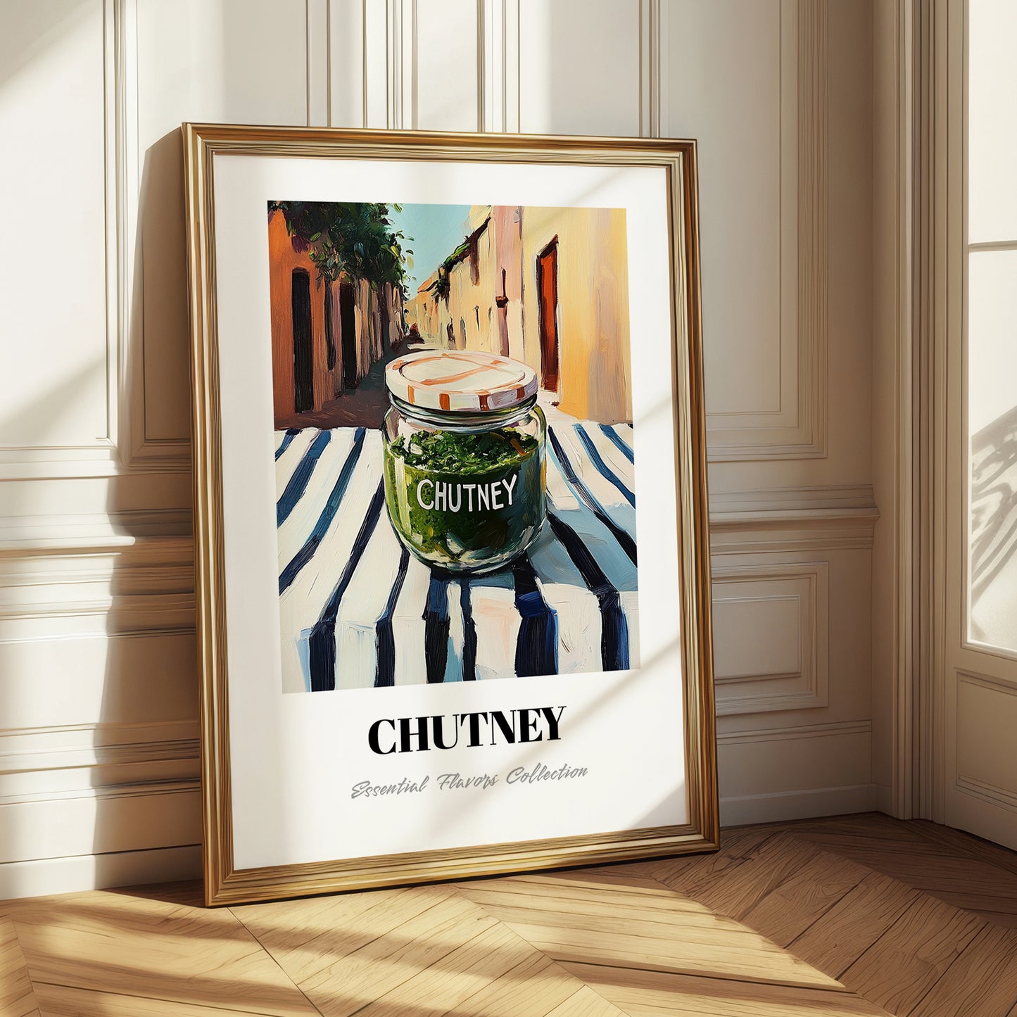 Chutney – Italian Café on the Corner, Food Shelf Illustration