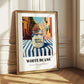 White Beans – Italian Outdoor Café Scene, Food Shelf Wall Decor