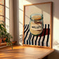 Millet – on Striped Tablecloth, Pantry Painting, clean layout with no caption