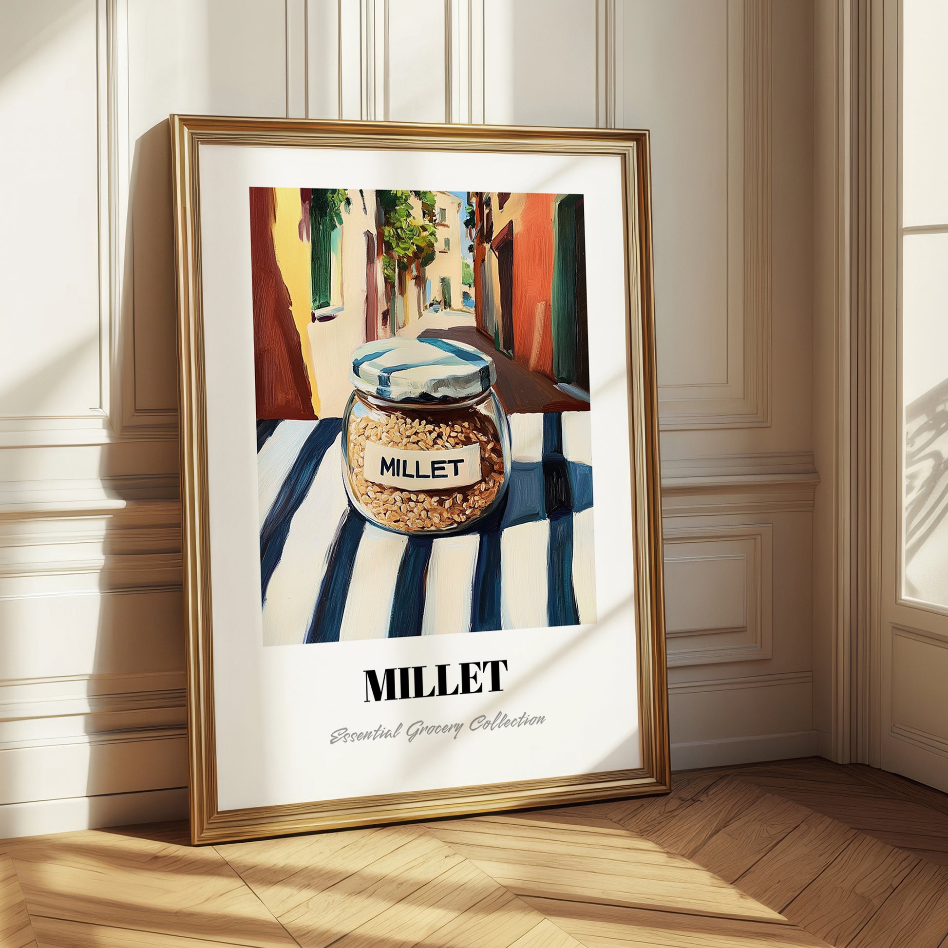 Millet – Italian Urban Café Scene, Pantry Painting
