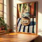 Millet – Italian Urban Café Scene, Pantry Painting, clean layout with no caption