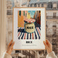 Rice – Italian Café on the Corner, Kitchen Storage Print, styled in a charming Paris street view