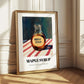 Maple Syrup – on Striped Tablecloth, Sweetener Wall Illustration