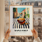 Maple Syrup – Italian Street Café Scene, Sweetener Still Life, styled in a charming Paris street view