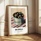 Mussels – on Striped Tablecloth, Canned Food Art