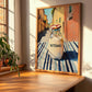 Buttermilk – Italian Street Café Scene, Dairy Still Life, clean layout with no caption