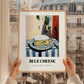 Blue – Italian Café on the Corner, Cheese Wall Decor, styled in a charming Paris street view