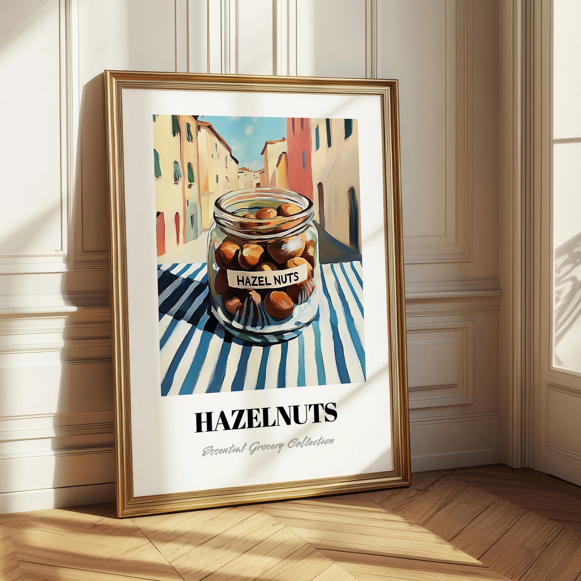 Hazelnuts – Italian Café on the Corner, Nuts Print