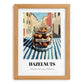 Hazelnuts – Italian Café on the Corner, Nuts Print, set in oak frame