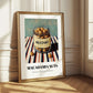 Macadamia – on Striped Tablecloth, Nuts Painting